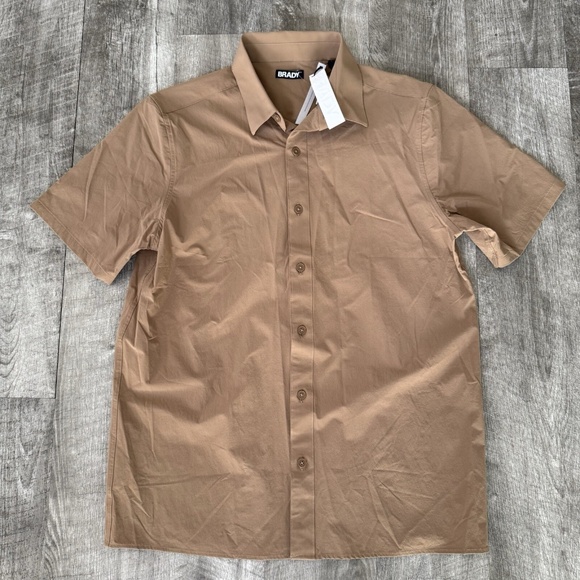 Brady Zero Weight Button Down Short Sleeve Shirt - Picture 1 of 4